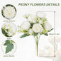 30CM Premium Silk Rose & Peony Artificial Flower Bouquet