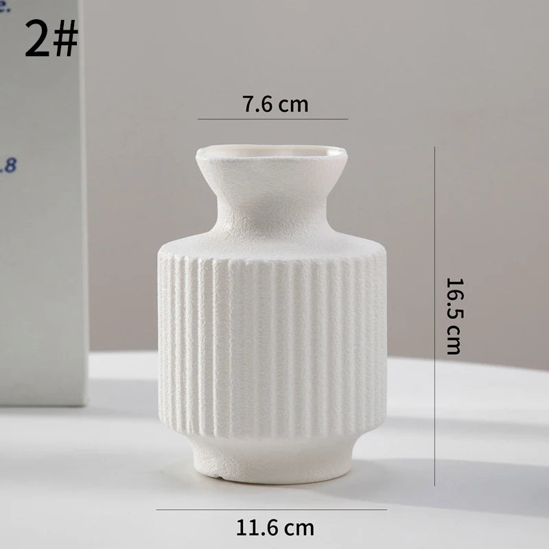 Modern Plastic Flower Vase – Aesthetic Home Decor