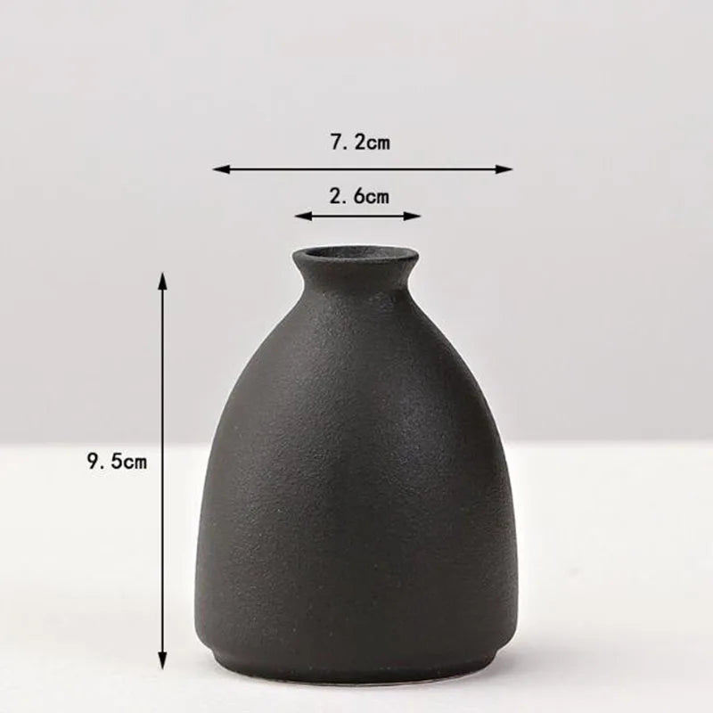 Black Porcelain Vase