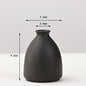 Black Porcelain Vase