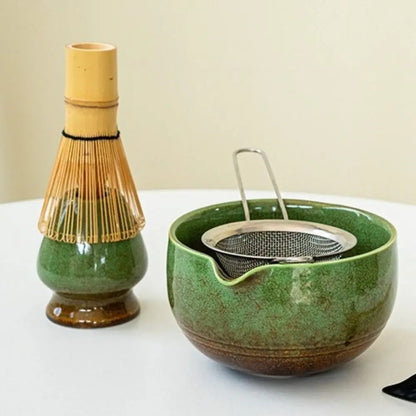 Japanese Matcha Tea Whisk Set 🍵🎋