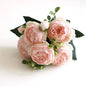 1 Bundle Premium Silk Peony & Rose Bouquet for Wedding Decor