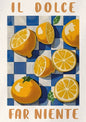 Retro Lemon Garden Canvas Wall Art 🍋🌿