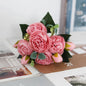 Exquisite Artificial Peony Bouquet for Wedding Bridal Flowers