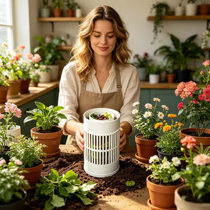 Worm Composting Bin Outdoor Composter Bin Farm Underground In Ground Worm Composter For Garden Kitchen Home Soil Inground