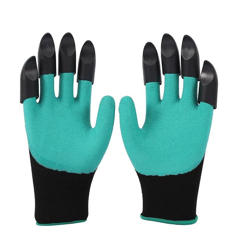 Gardening Gloves With Claws Breathable Waterproof Working Digging Planting Sting-Resistant Non-slip Protective Home Latex Gloves