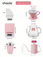 Pink Pour Over Coffee Set