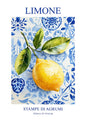 Retro Lemon Garden Canvas Wall Art 🍋🌿