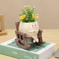 Cute Swing Face Succulent Planter