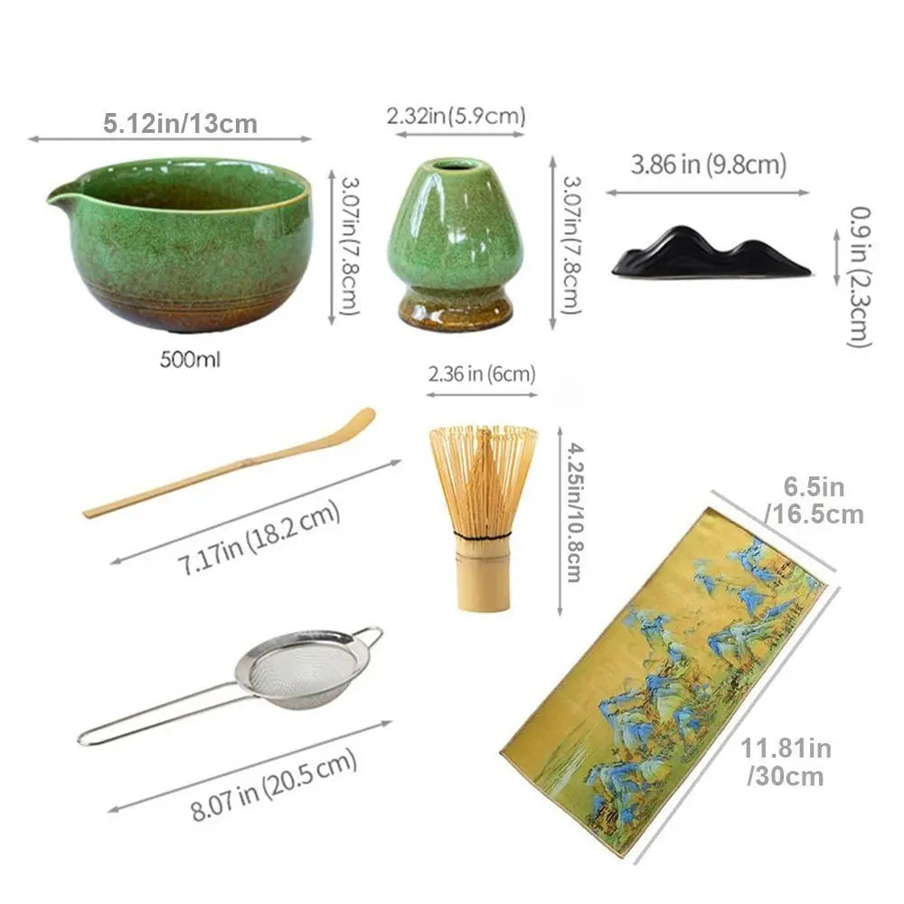 Japanese Matcha Tea Whisk Set 🍵🎋
