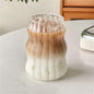 Heat-Resistant Striped Glass Cup 530ml [1]