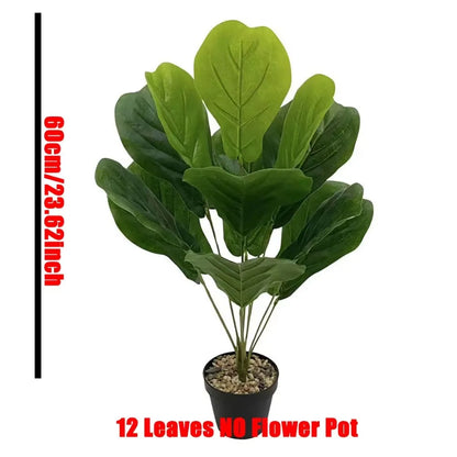 100CM Artificial Ficus Tree – Large Tropical Green Plant Decor