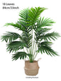 60-120cm Large Artificial Palm Tree – Realistic Tropical Green Plant Decor