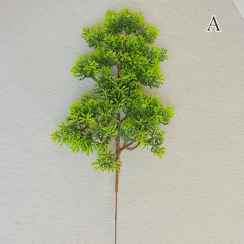 Artificial Pine Cypress Bonsai – Realistic Faux Plant for Home & Office Décor