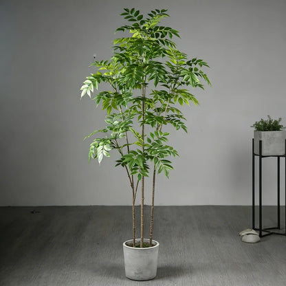 76/140cm 29.92/ 55.12inch Artificial Banyan Tree – Tropical Green Plant Decor