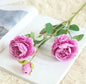 YO CHO 60cm Premium Silk White Pink Peonies Artificial Bouquet