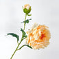 68cm Real-Touch Silk Peony Stem with 2 Blooming Heads