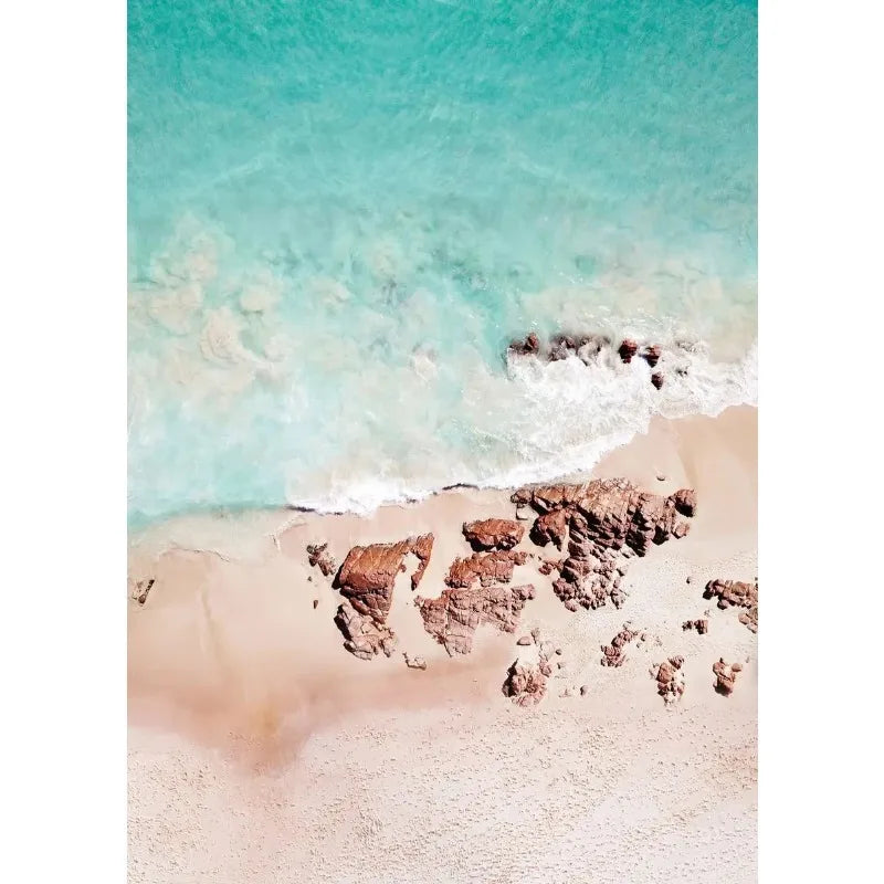 Summer Beach Palm Tree Wall Art Poster 🌴☀️🌊
