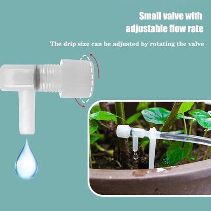 Drip Watering Kit with Regulating valve Potted Plant Irrigation Device Garden 4/7mmHose Watering Saving Micro Dripper Greenhouse