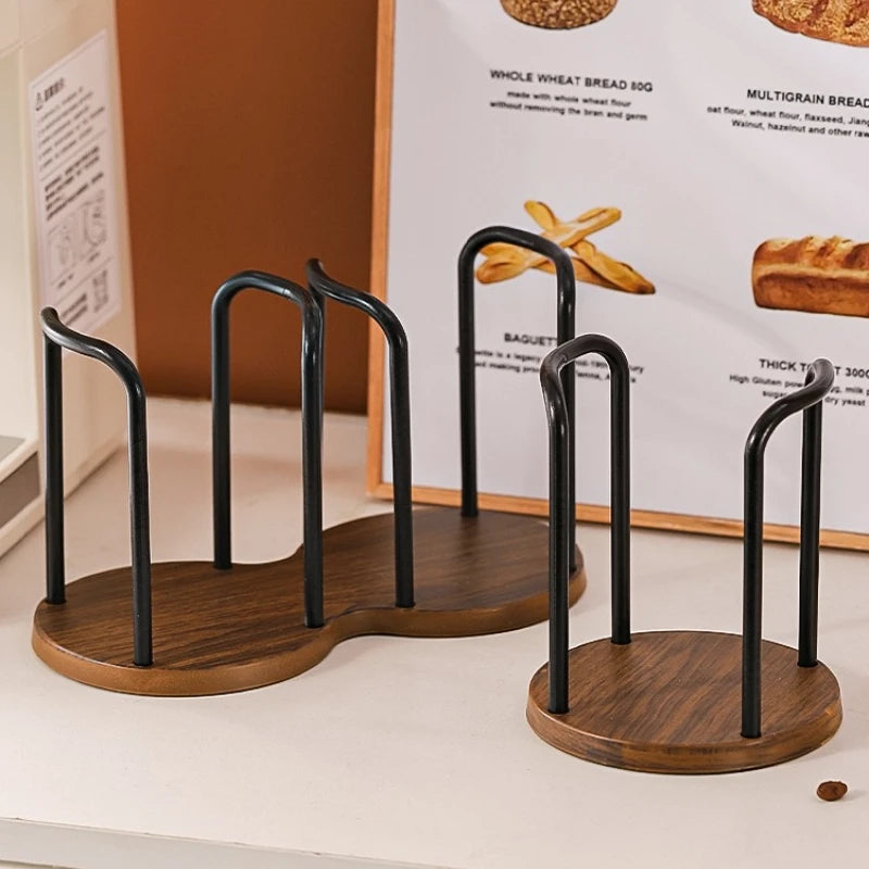 Disposable Cup Dispenser Imitation Walnut Wood Water Cup Storage Holder Coffee Tea Cup Desktop Paper Cup Storage Rack Organizer