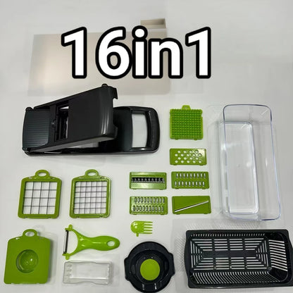 16-in-1 Multifunctional Vegetable Chopper