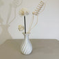 3D Printed Swirl Vase – Modern Aesthetic Flower Decor