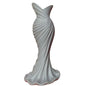 Elegant Dress Shape Plastic Vase – Modern Floral Home Decor