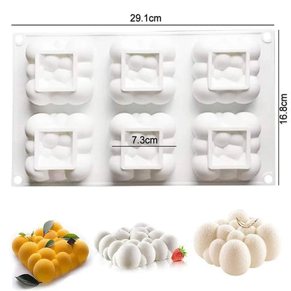 3D Silicone Mousse Cake Mold