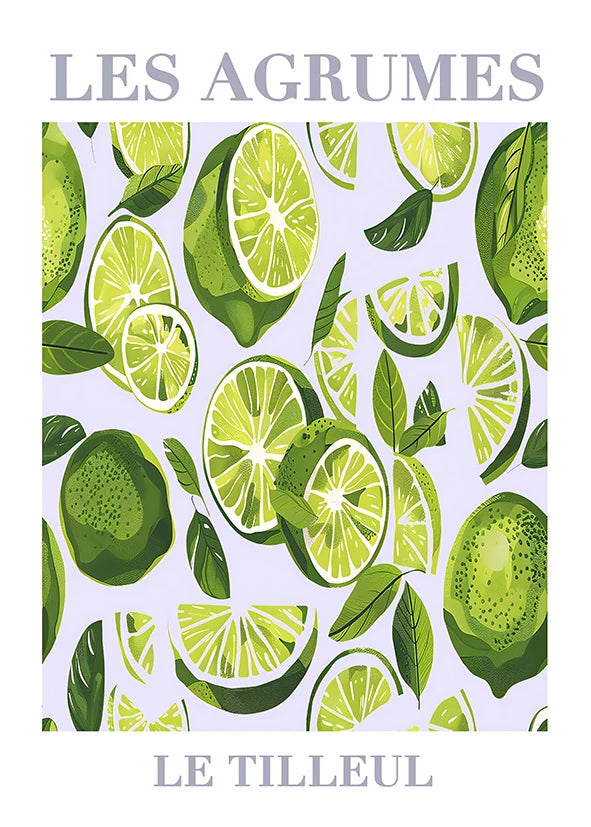 Retro Lemon Garden Canvas Wall Art 🍋🌿
