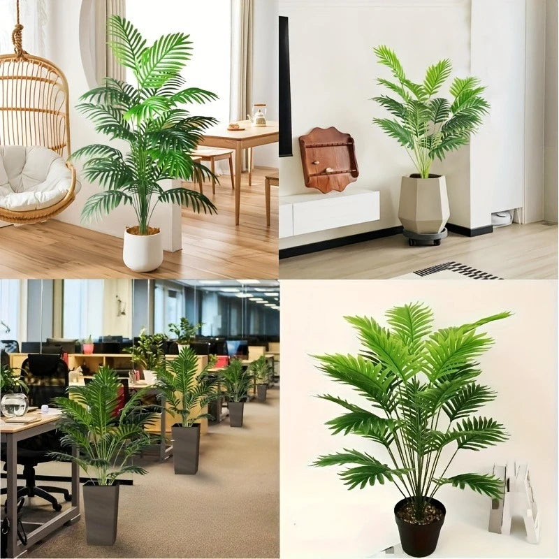 Artificial Areca Palm Tree – Realistic Tropical Plant Home Decor