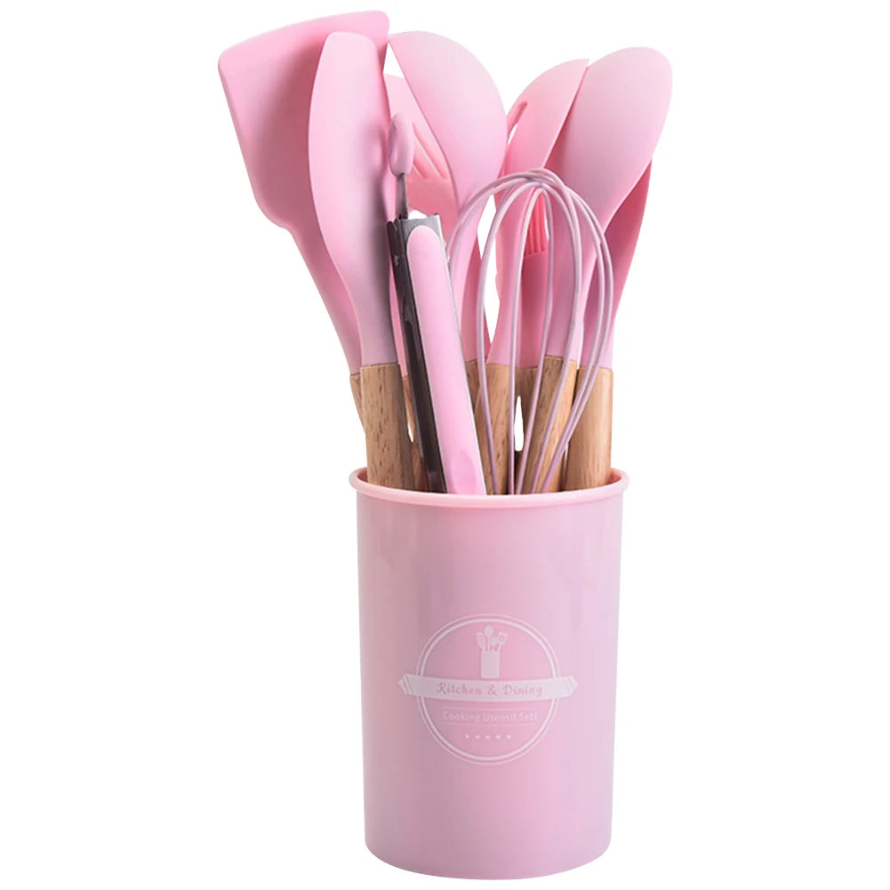 12Pcs Silicone Kitchen Utensil Set