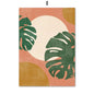 Modern Nordic Style Spring Green Plant Leaf Canvas Poster
