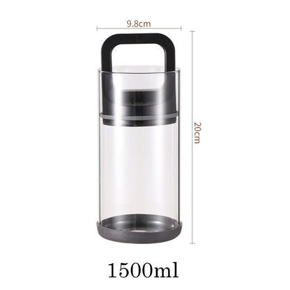 Vacuum Coffee Bean Storage Glass Jar ☕✨