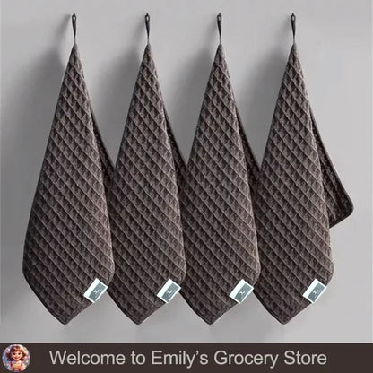 1/6Pcs Super Absorbent Microfiber Coffee Bar Towels Home Barista Cleaning Tool for Coffee Machine