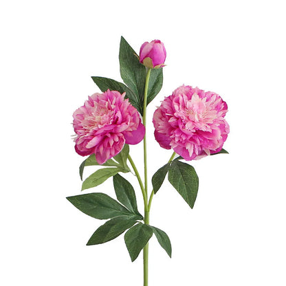 30-Inch Premium European Silk Peony Artificial Flower Bouquet