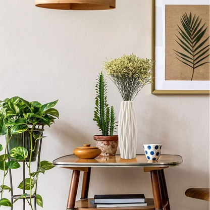 Modern Nordic Plastic Vase – Stylish Flower Arrangement Home Decor