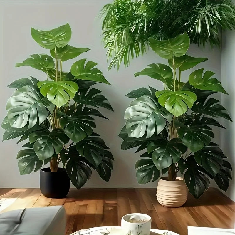 Premium Artificial Monstera Palm Tree for Home & Office Decor