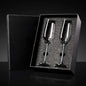 Handmade High Beauty Crystal Stemware Pair Cups for Couples