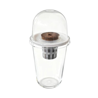 1-5pc Visible Clear Plants Germination Cup Hydroponic Seed Planter Pots Reusable Durable Seed Starter Tray Plastic View Cups