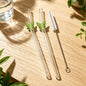 3-Piece Butterfly Glass Straw Set 🦋🥤
