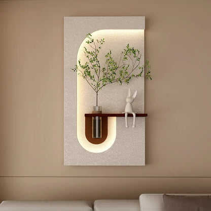 Modern Green Plant LED Wall Lamp for Home Decor