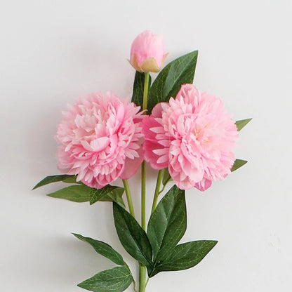 30-Inch Premium European Silk Peony Artificial Flower Bouquet