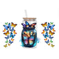 Colorful Butterfly Cup Wrap Sticker 🦋✨