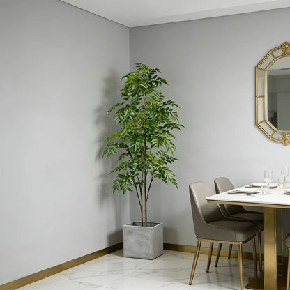 76/140cm 29.92/ 55.12inch Artificial Banyan Tree – Tropical Green Plant Decor