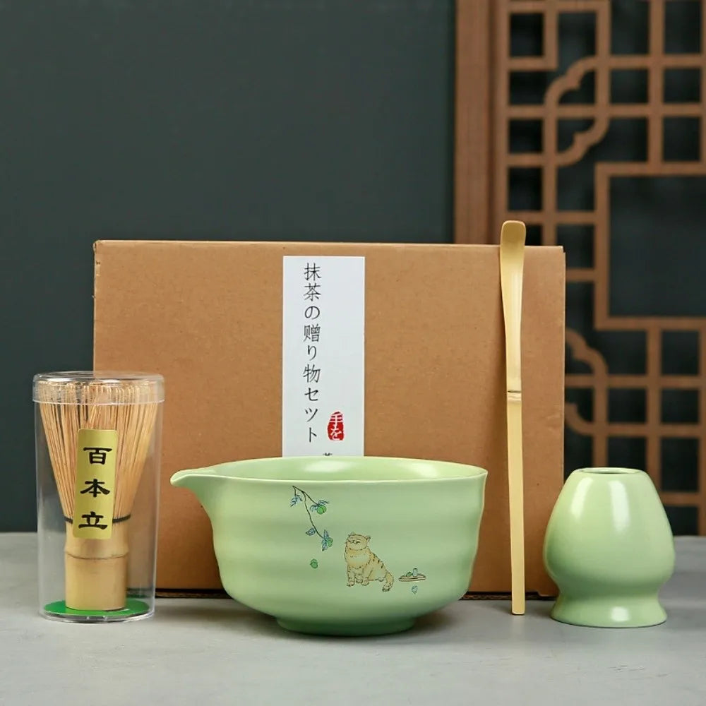 Japanese Matcha Tea Whisk Set 🍵🎋