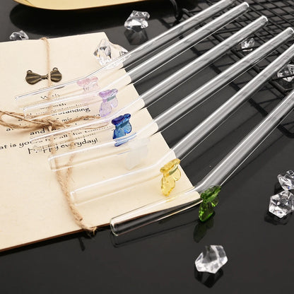 3-Piece Butterfly Glass Straw Set 🦋🥤