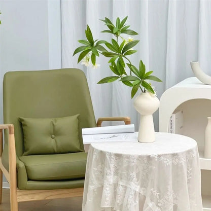 Luxury Artificial Ficus Branch – Realistic Green Faux Plant for Home & Office Décor