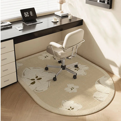 VIKAMA Computer Chair Floor Mat, Soft And Anti-Slip, Bedroom Dressing Table Carpet, Study Desk And Chair Mat, Home Decoration