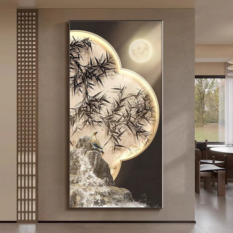 Modern LED Wall Art Light – Luxury Decorative Lamp for Living Room & Entryway