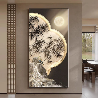 Modern LED Wall Art Light – Luxury Decorative Lamp for Living Room & Entryway